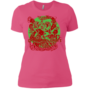 Asian Chinese Folk Culture - Paper Cut Art 39 Tee&Tank Lady Pimamour