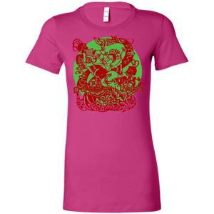 Asian Chinese Folk Culture - Paper Cut Art 39 Tee&Tank Lady Pimamour