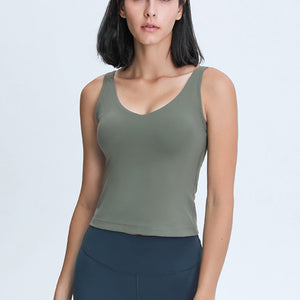 V Neck Active Tank Pimamour