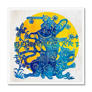 08 - Chinese Paper Cutouts & Tales Framed Print Pimamour Exclusive Inspired by Asian Traditional Art Pimamour