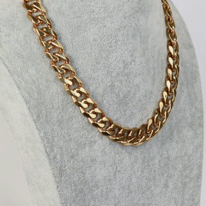 Thick Curb Chain Stainless Steel Necklace Pimamour