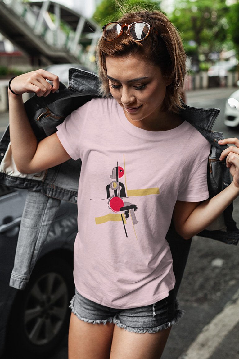 Bauhaus Futurism Art - Art 02 Wh Tee&Tank Lady Pimamour