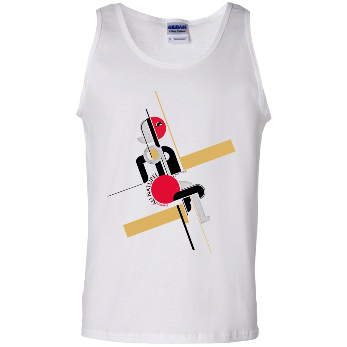 Bauhaus Futurism Art - Art 02 Wh Tee&Tank Men/Unisex Pimamour