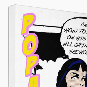 Popaganda Pop Art Vintage Comics 08 Canvas Pimamour Exclusive Sarcastic & Ironic Lichtenstein-Like Design Pimamour