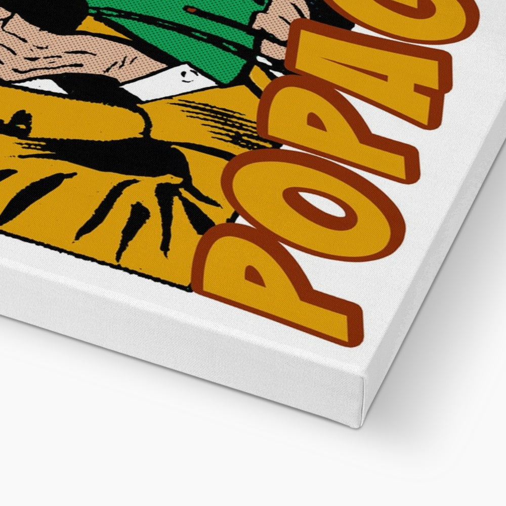 Popaganda Pop Art Vintage Comics 17 Canvas Pimamour Exclusive Sarcastic & Ironic Lichtenstein-Like Design Pimamour