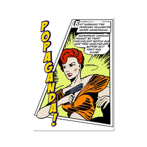 Popaganda Pop Art Vintage Comics 06 Fine Art Print Pimamour Exclusive Sarcastic & Ironic Lichtenstein-Like Design Pimamour