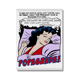 Popaganda Pop Art Vintage Comics 05 Canvas Pimamour Exclusive Sarcastic & Ironic Lichtenstein-Like Design Pimamour