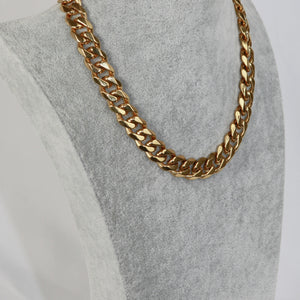 Thick Curb Chain Stainless Steel Necklace Pimamour