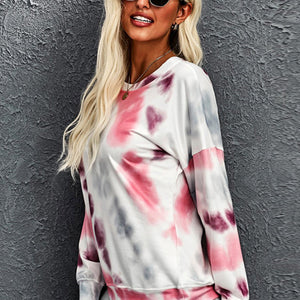 Drop Shoulder Tie Dye  Tee Pimamour