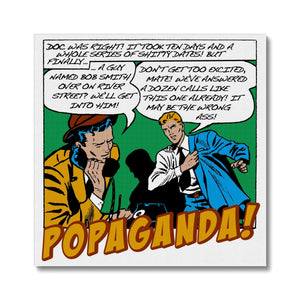 Popaganda Pop Art Vintage Comics 17 Canvas Pimamour Exclusive Sarcastic & Ironic Lichtenstein-Like Design Pimamour