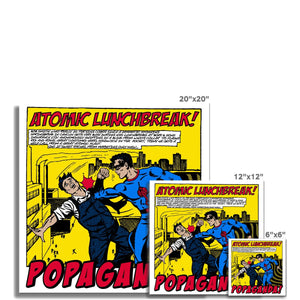 Popaganda Pop Art Vintage Comics 13 Fine Art Print Pimamour Exclusive Sarcastic & Ironic Lichtenstein-Like Design Pimamour