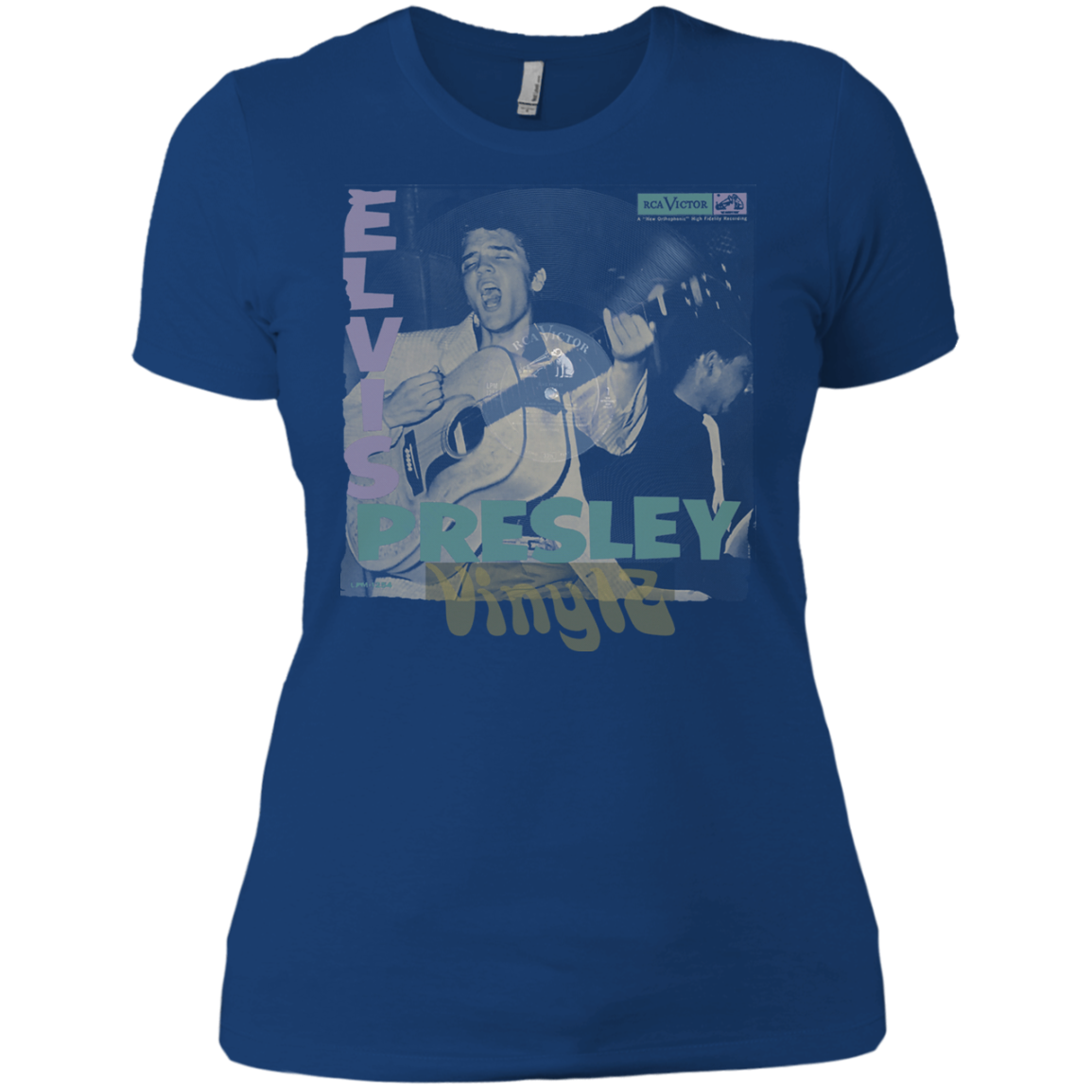 Elvis Presley - Debut Album - Ep Cover - Vinyl 08 Tee&Tank Lady Pimamour