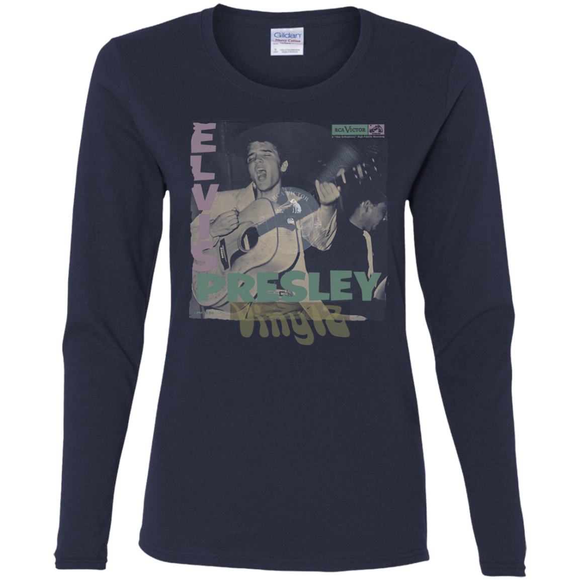 Elvis Presley - Debut Album - Ep Cover - Vinyl 08 Tee&Tank Lady Pimamour