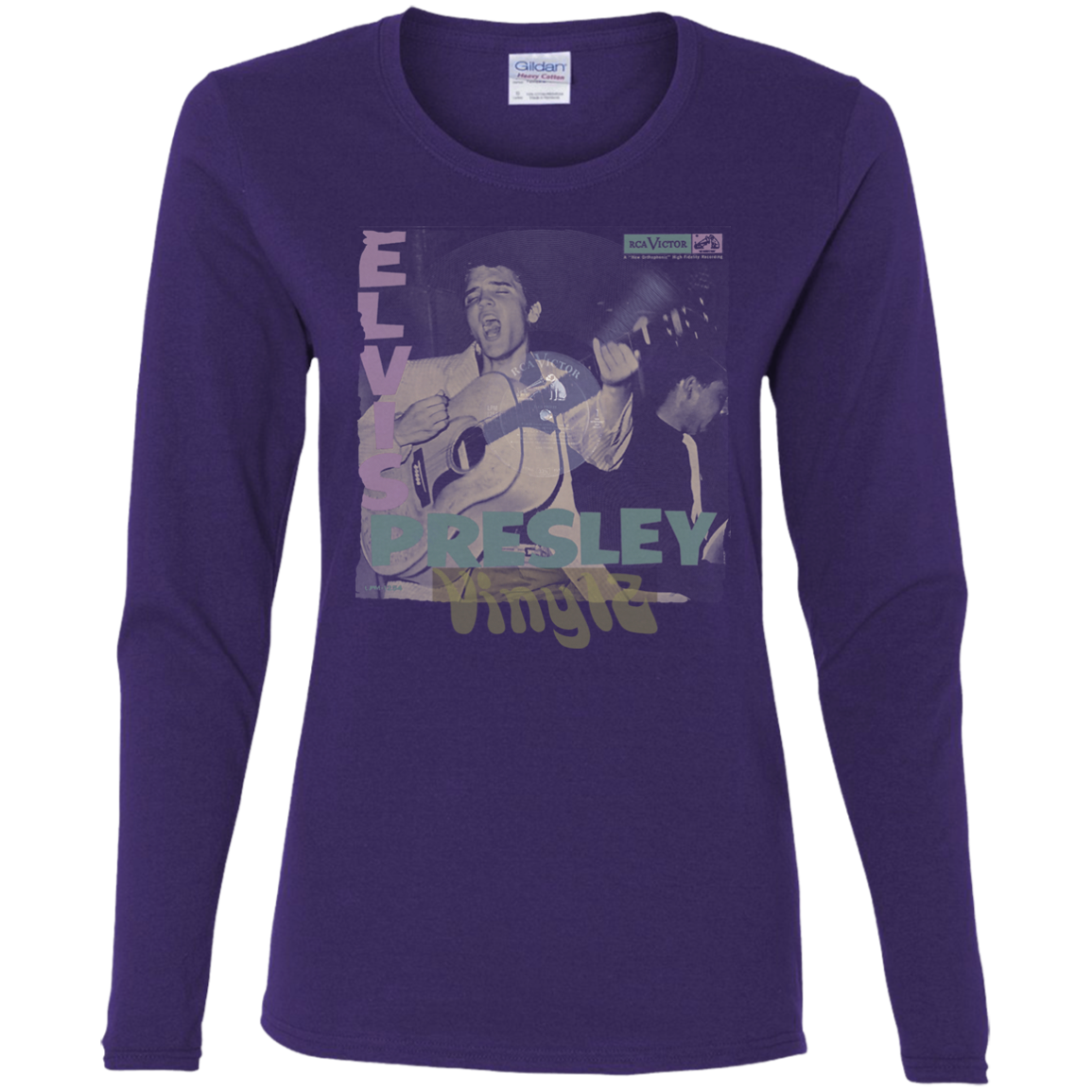 Elvis Presley - Debut Album - Ep Cover - Vinyl 08 Tee&Tank Lady Pimamour