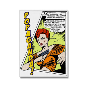 Popaganda Pop Art Vintage Comics 06 Canvas Pimamour Exclusive Sarcastic & Ironic Lichtenstein-Like Design Pimamour