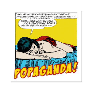 Popaganda Pop Art Vintage Comics 10 Fine Art Print Pimamour Exclusive Sarcastic & Ironic Lichtenstein-Like Design Pimamour