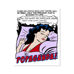 Popaganda Pop Art Vintage Comics 05 Fine Art Print Pimamour Exclusive Sarcastic & Ironic Lichtenstein-Like Design Pimamour