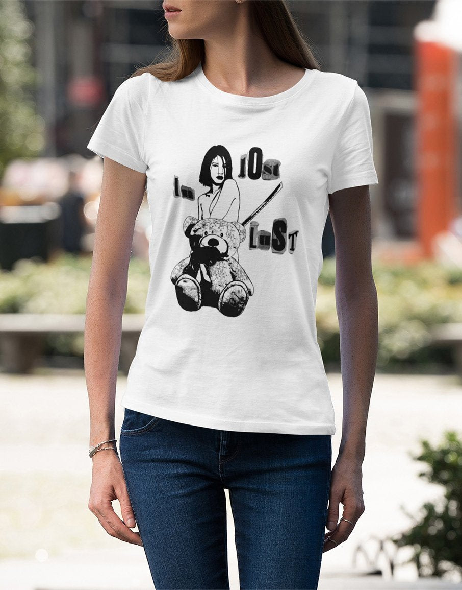 Girl Bear Urban Pop Art Asian Touch - Lost In Lust 02 Tee&Tank Lady Pimamour