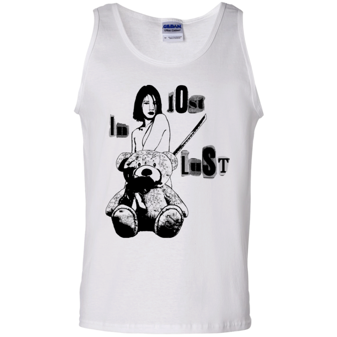 Girl Bear Urban Pop Art Asian Touch - Lost In Lust 02 Tee&Tank Men/Unisex Pimamour