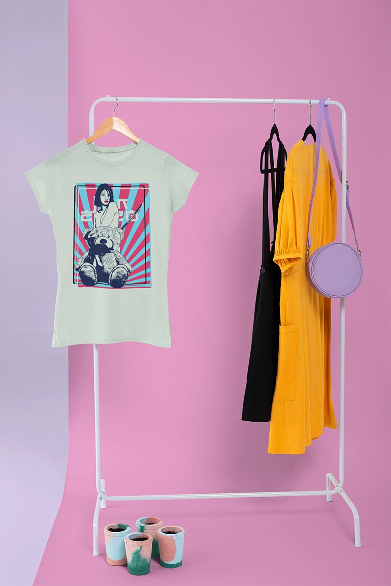 Girl Bear Urban Pop Art Asian Touch - Lost In Lust 03 Tee&Tank Lady Pimamour