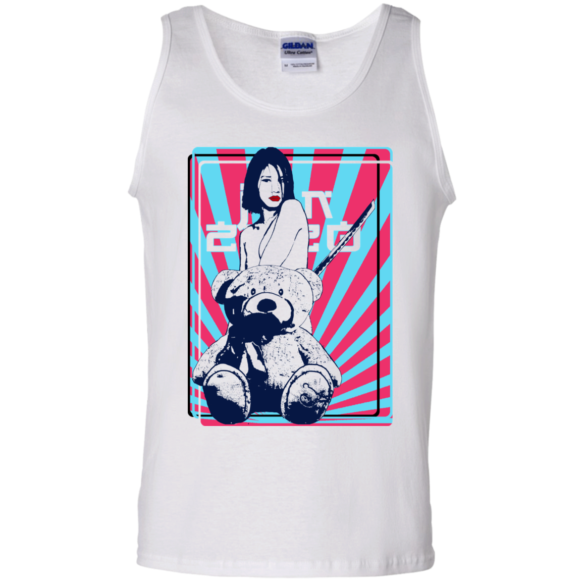 Girl Bear Urban Pop Art Asian Touch - Lost In Lust 03 Tee&Tank Men/Unisex Pimamour