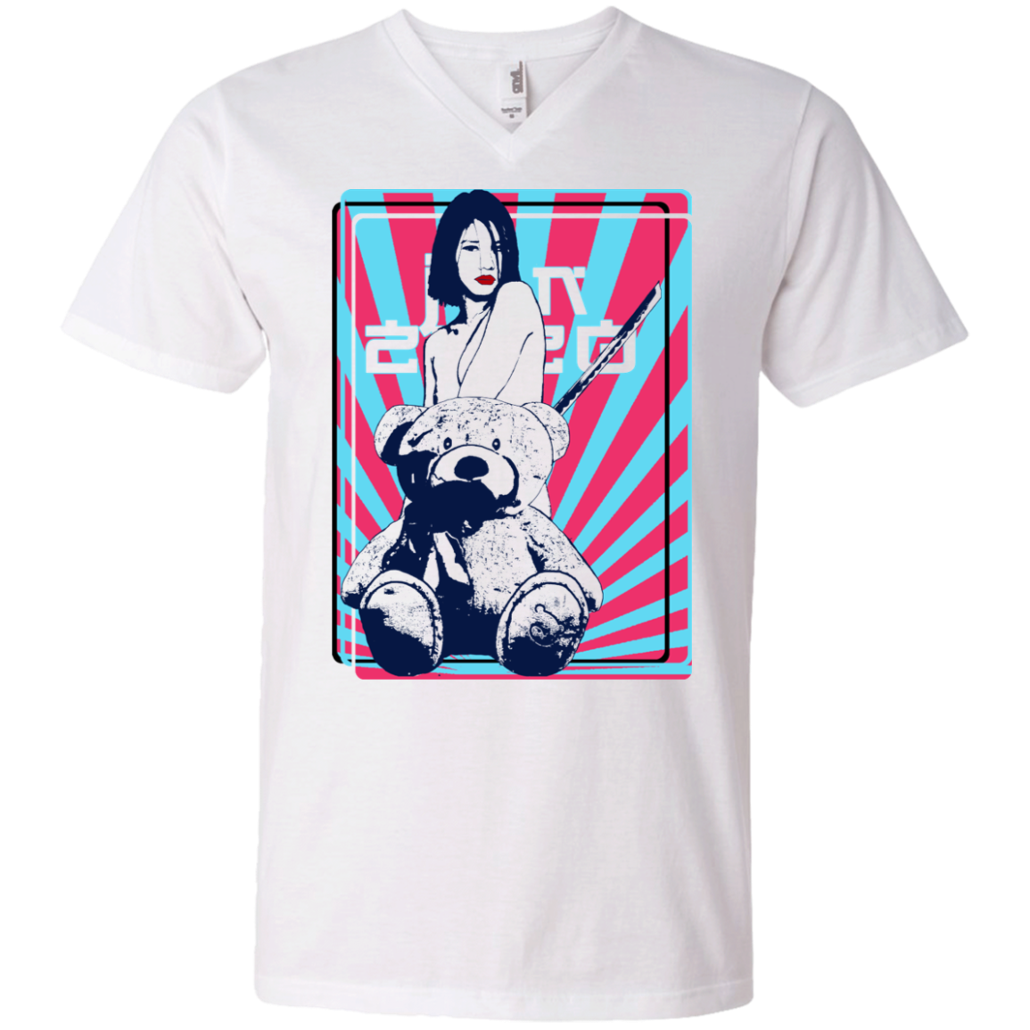 Girl Bear Urban Pop Art Asian Touch - Lost In Lust 03 Tee&Tank Men/Unisex Pimamour