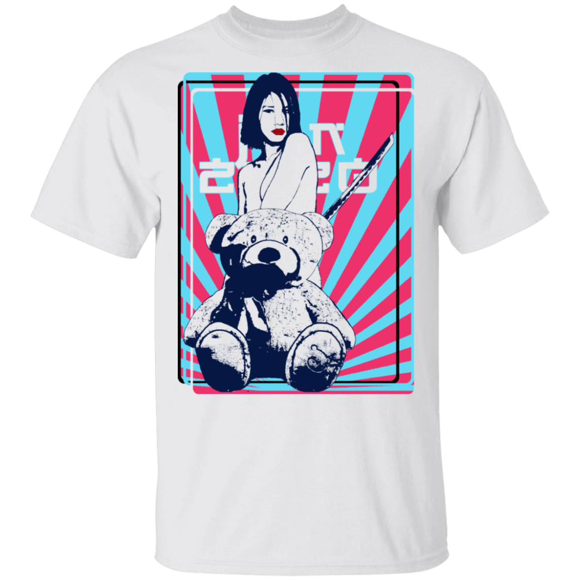 Girl Bear Urban Pop Art Asian Touch - Lost In Lust 03 Tee&Tank Men/Unisex Pimamour