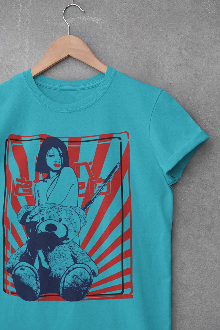 Girl Bear Urban Pop Art Asian Touch - Lost In Lust 04 Tee&Tank Lady Pimamour