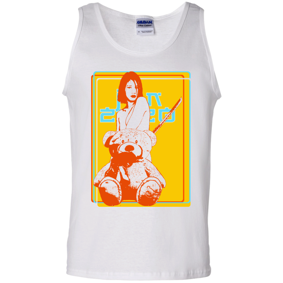 Girl Bear Urban Pop Art Asian Touch - Lost In Lust 08 Tee&Tank Men/Unisex Pimamour