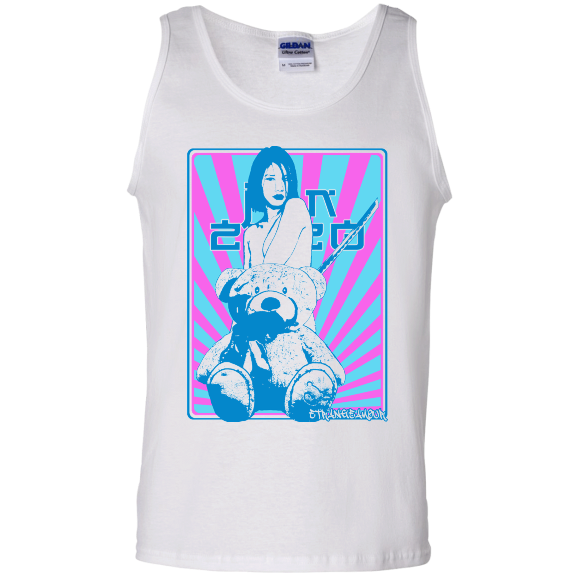 Girl Bear Urban Pop Art Asian Touch - Lost In Lust 09 Tee&Tank Men/Unisex Pimamour