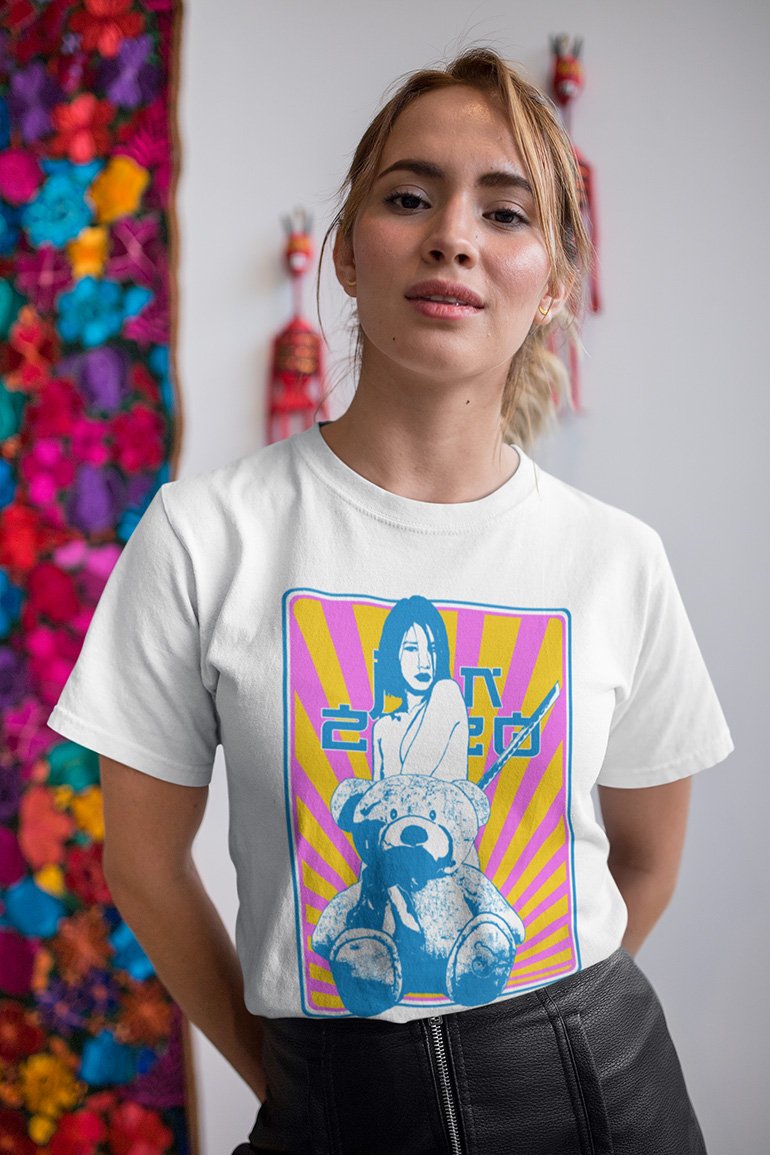 Girl Bear Urban Pop Art Asian Touch - Lost In Lust 10 Tee&Tank Lady Pimamour