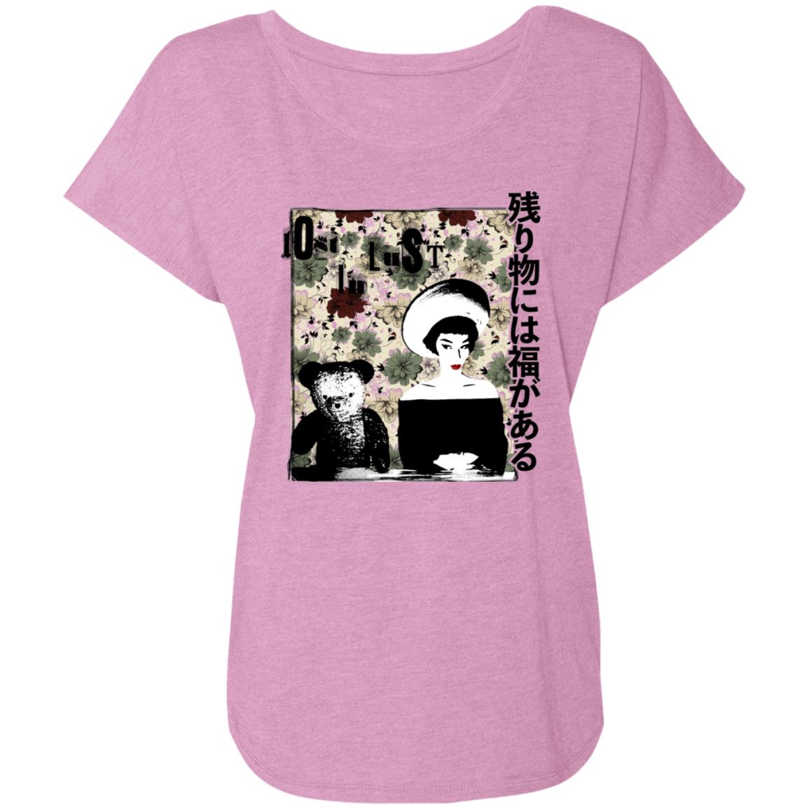 Girl Bear Urban Pop Art Asian Touch - Lost In Lust 13 The Girl & The Bear Tee&Tank Lady Pimamour