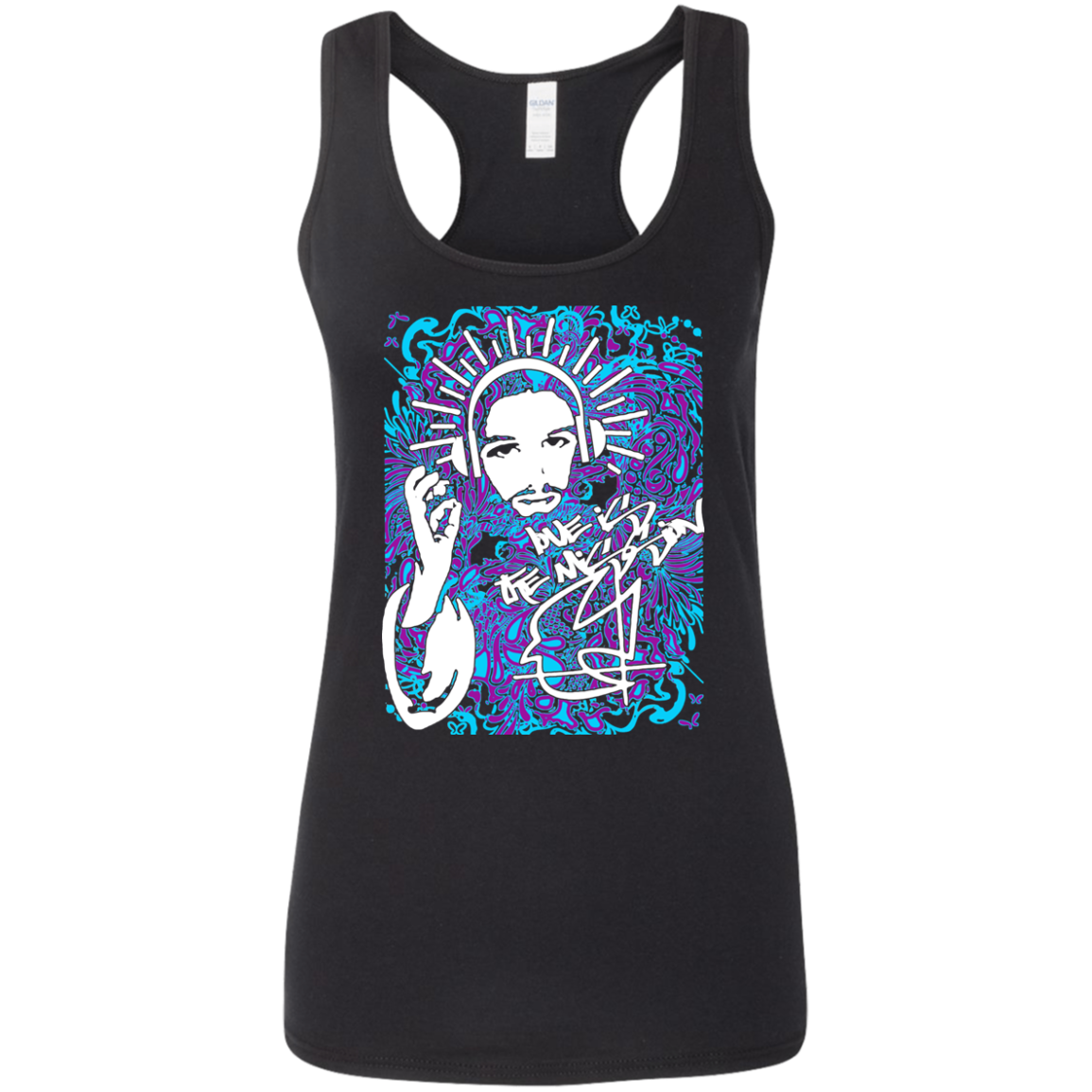 Intricated Urban Hippie Street Art – Love Is The Mission 01 Tee&Tank Lady Pimamour