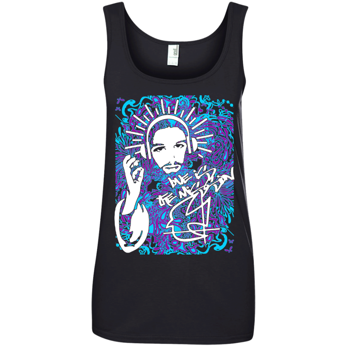 Intricated Urban Hippie Street Art – Love Is The Mission 01 Tee&Tank Lady Pimamour