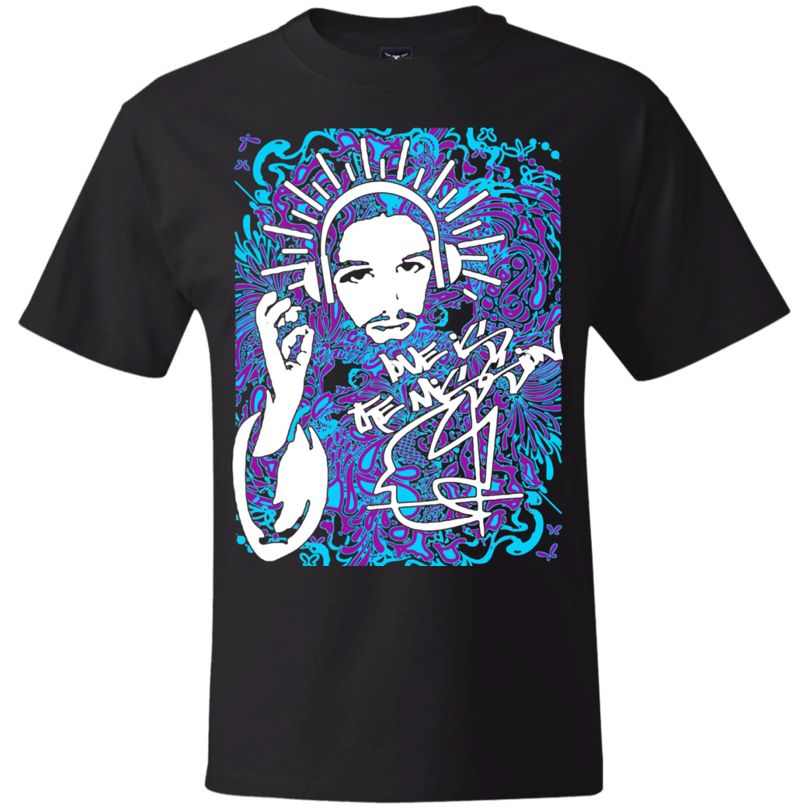 Intricated Urban Hippie Street Art – Love Is The Mission 01 Tee&Tank Men/Unisex Pimamour