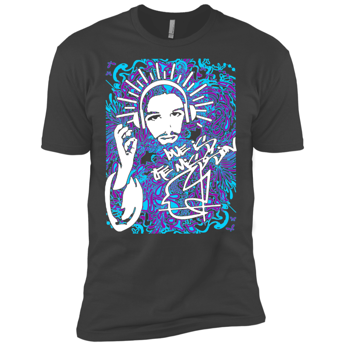 Intricated Urban Hippie Street Art – Love Is The Mission 01 Tee&Tank Men/Unisex Pimamour