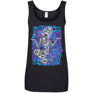 Intricated Urban Hippie Street Art – Love Is The Mission 03 Tee&Tank Lady Pimamour