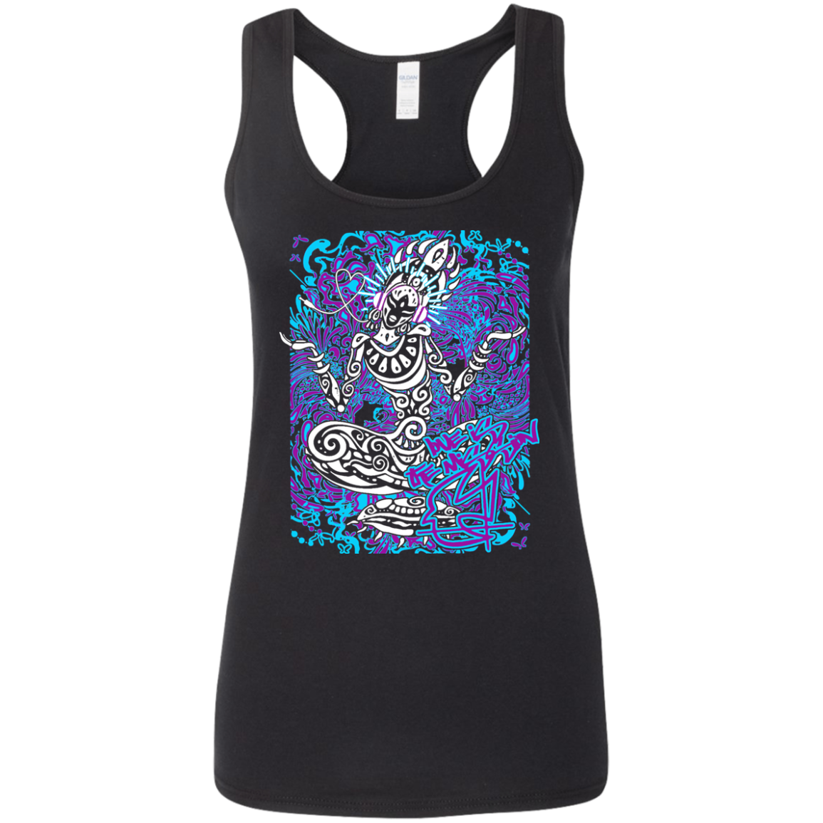 Intricated Urban Hippie Street Art – Love Is The Mission 03 Tee&Tank Lady Pimamour