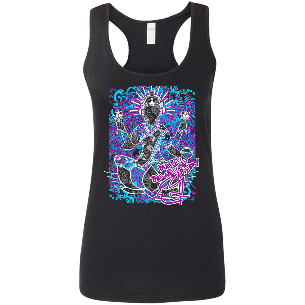 Intricated Urban Hippie Street Art – Love Is The Mission 04 Tee&Tank Lady Pimamour