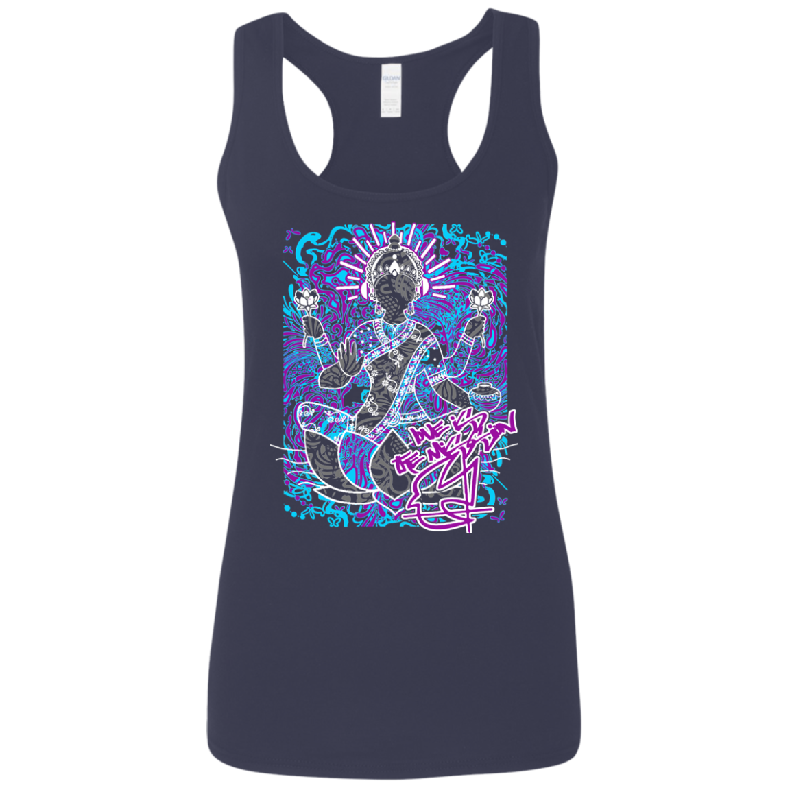 Intricated Urban Hippie Street Art – Love Is The Mission 04 Tee&Tank Lady Pimamour