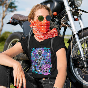 Intricated Urban Hippie Street Art – Love Is The Mission 04 Tee&Tank Lady Pimamour