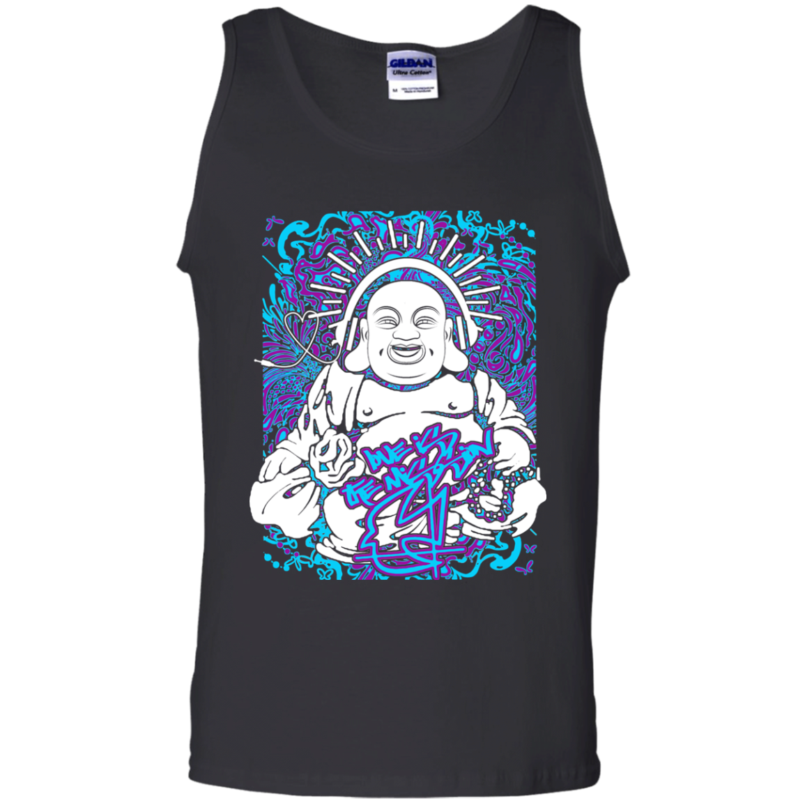 Intricated Urban Hippie Street Art – Love Is The Mission 05 Tee&Tank Men/Unisex Pimamour