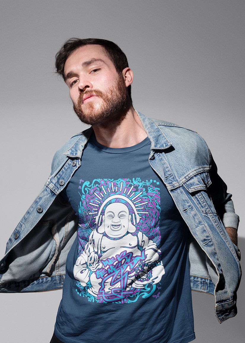 Intricated Urban Hippie Street Art – Love Is The Mission 05 Tee&Tank Men/Unisex Pimamour