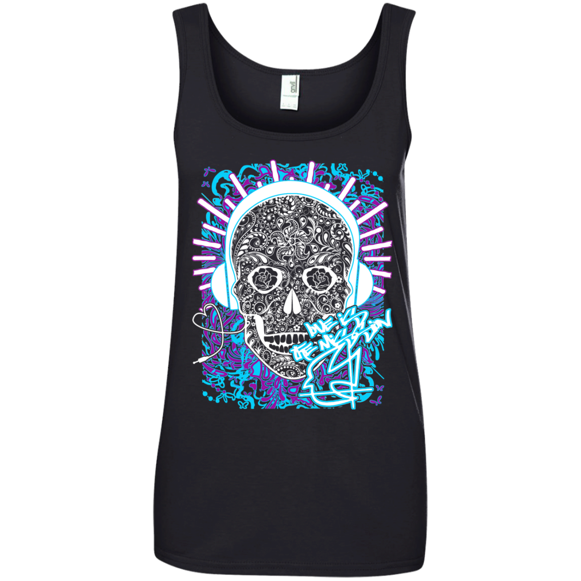 Intricated Urban Hippie Street Art – Love Is The Mission 06 Tee&Tank Lady Pimamour