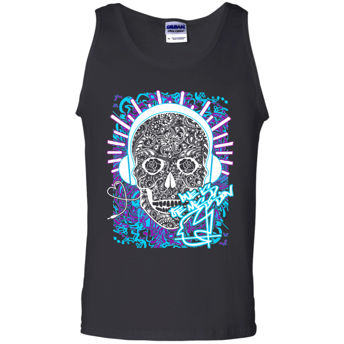 Intricated Urban Hippie Street Art – Love Is The Mission 06 Tee&Tank Men/Unisex Pimamour