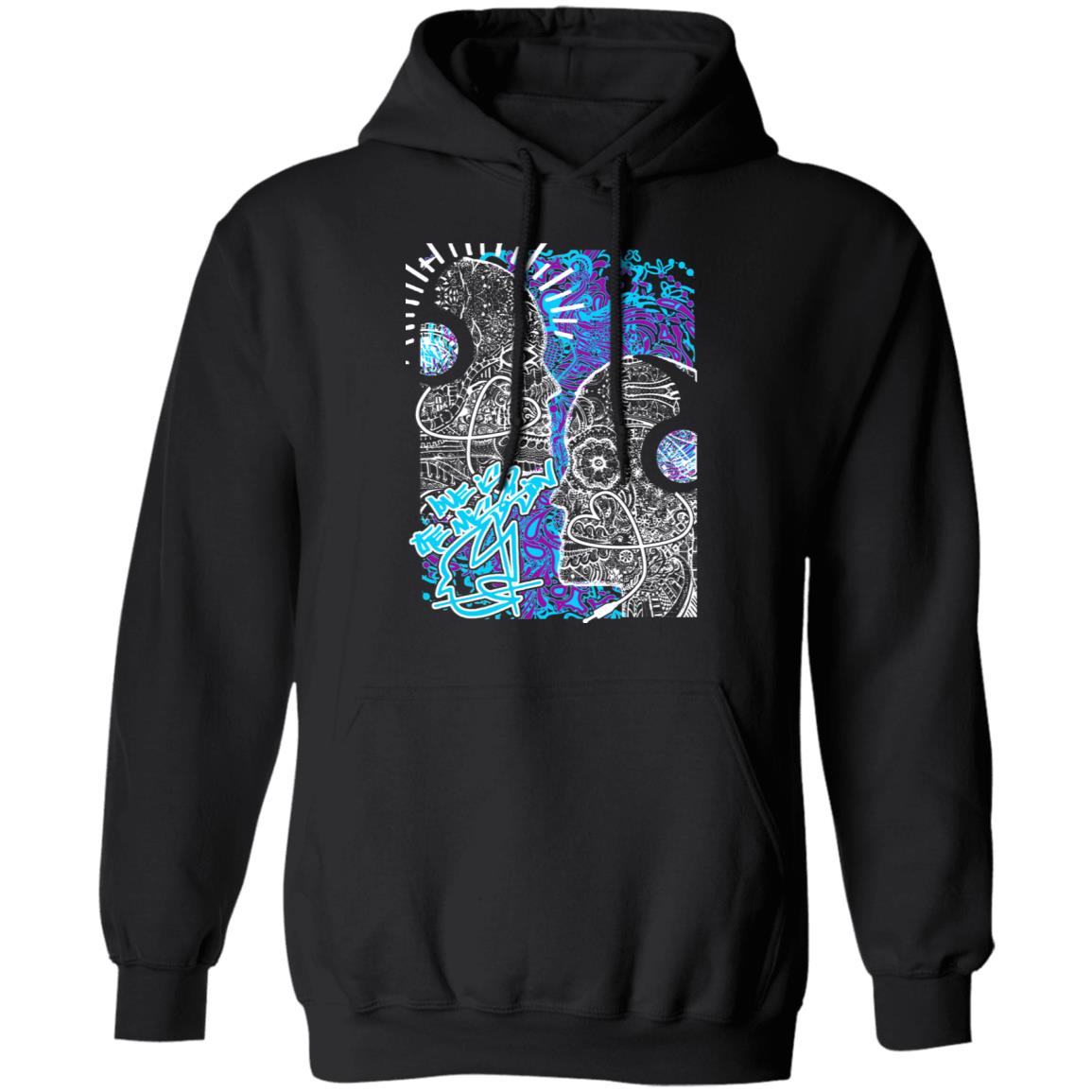 Intricated Urban Hippie Street Art – Love Is The Mission 07 Hoodie Ladies&Men Pimamour