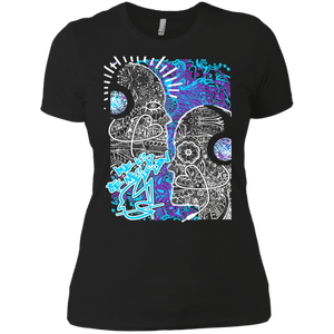 Intricated Urban Hippie Street Art – Love Is The Mission 07 Tee&Tank Lady Pimamour