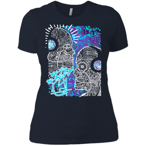 Intricated Urban Hippie Street Art – Love Is The Mission 07 Tee&Tank Lady Pimamour