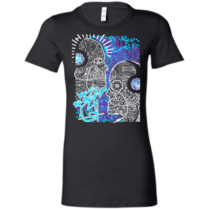 Intricated Urban Hippie Street Art – Love Is The Mission 07 Tee&Tank Lady Pimamour