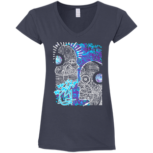 Intricated Urban Hippie Street Art – Love Is The Mission 07 Tee&Tank Lady Pimamour